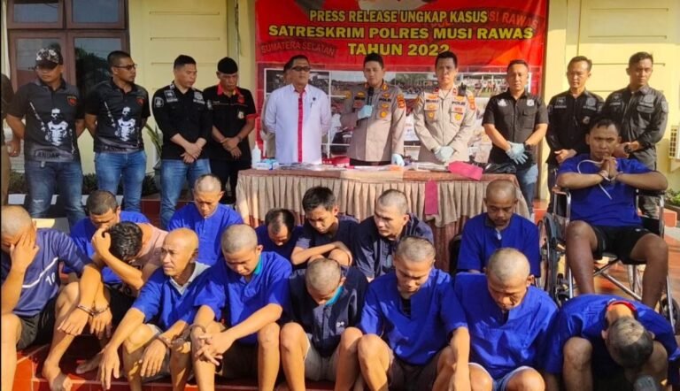 Terhitung Dua Minggu Terakhir, Polres Mura Ungkap 10 Perkara